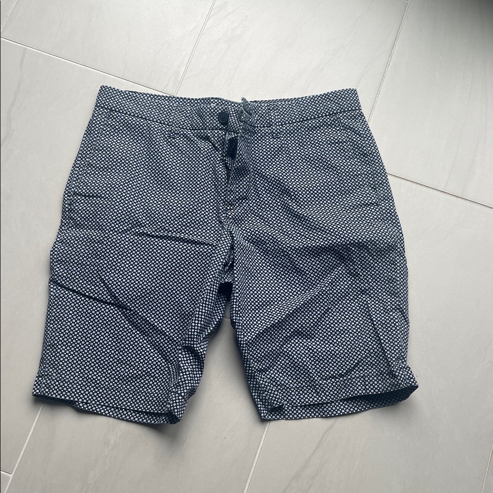 Ben Sherman Blue Checkered Shorts